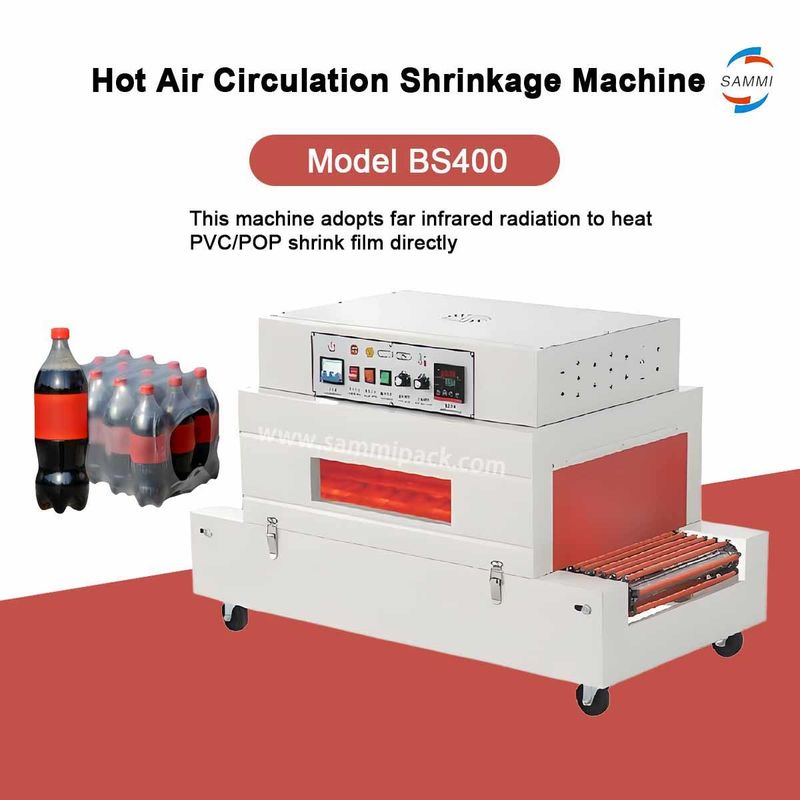 Máquina de Envolvimento Termoencolhível Automática PVC/POF/PE para Túnel de Calor em Promoção para Fábrica de Garrafas de Bebidas