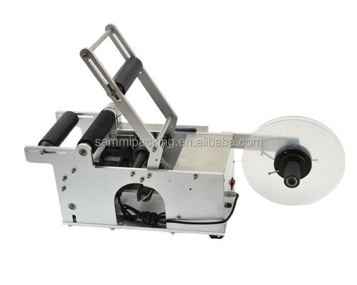 Rotuladora Semi-automática MT50 para Frascos Redondos, Rotuladora Semi-automática, Máquina de Rotulagem Semi Automática
