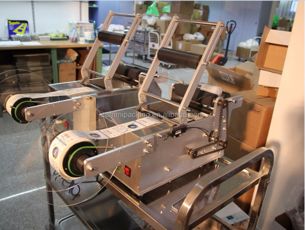 Rotuladora Semi-automática MT50 para Frascos Redondos, Rotuladora Semi-automática, Máquina de Rotulagem Semi Automática