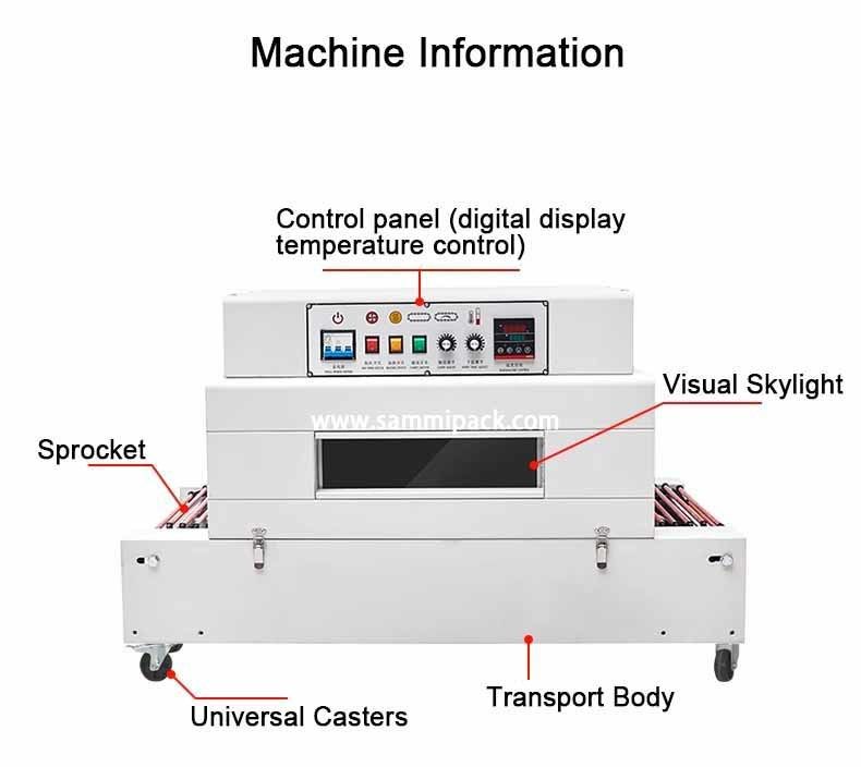 Máquina de Envolvimento Termoencolhível Automática PVC/POF/PE para Túnel de Calor em Promoção para Fábrica de Garrafas de Bebidas