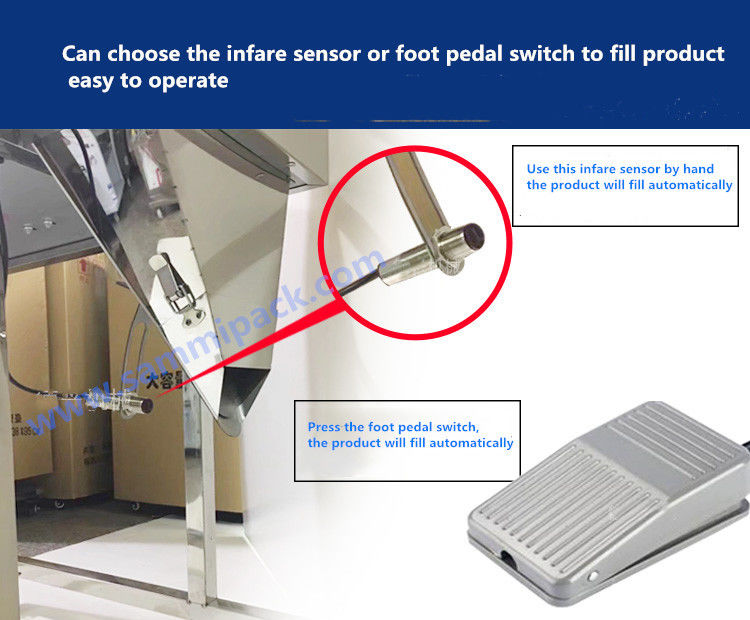 Máquina de enchimento de pó de 5 kg para enchimento de pó de pesagem para distribuição de leite/ café/ proteínas de farinha