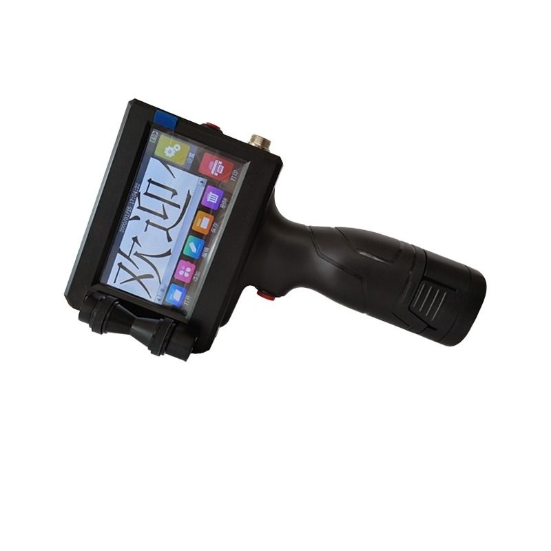 Máquinas de codificação de impressoras de jato de tinta portáteis de 25,4 mm para cartuchos de lote de data