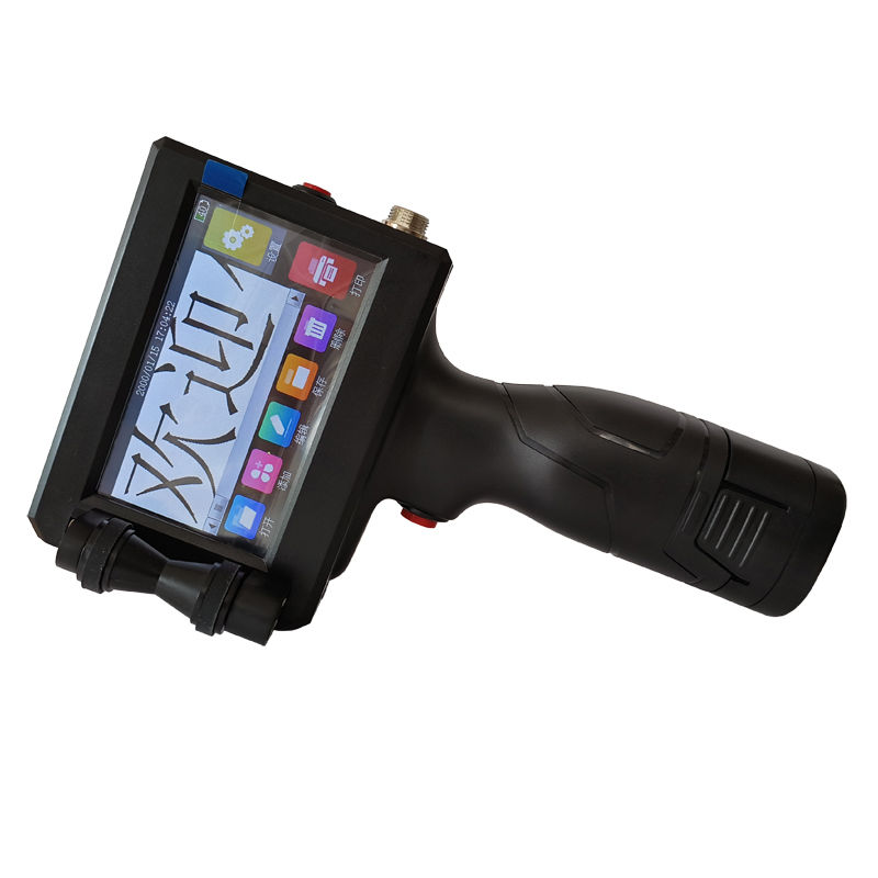 Máquinas de codificação de impressoras de jato de tinta portáteis de 25,4 mm para cartuchos de lote de data