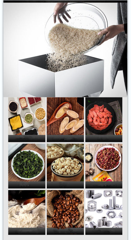 Máquina Dispensadora de Chá de Grande Capacidade 100-2500g, Enchedora de Pó Semi Automática com Balança