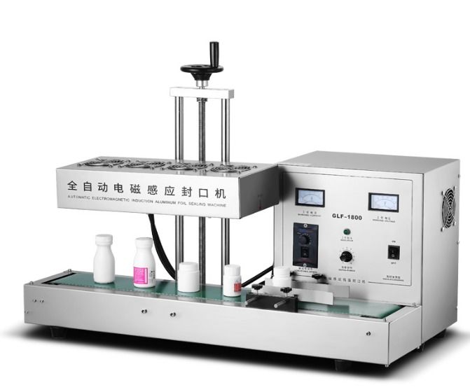 Máquina de Selagem de Folha de Alumínio de Alta Velocidade/Seladora por Indução para Frascos de Vidro e Garrafas Plásticas de Aço Inoxidável