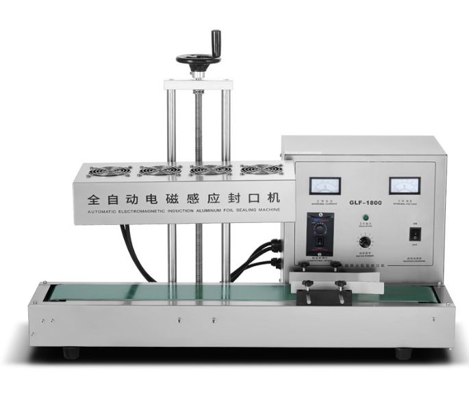 Máquina de Selagem de Folha de Alumínio de Alta Velocidade/Seladora por Indução para Frascos de Vidro e Garrafas Plásticas de Aço Inoxidável