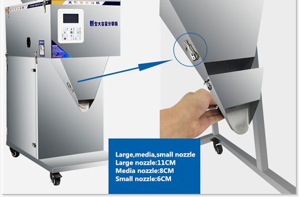 Mais recente Máquina Eletrônica de Pesagem e Enchimento Automático 999g/1500g/3000g/5000g para Pó de Partículas