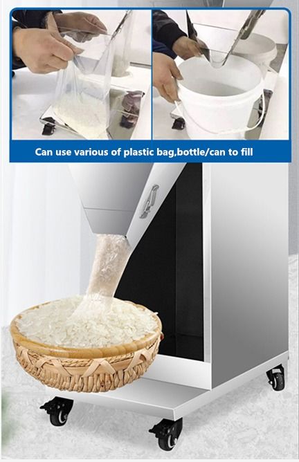 Mais recente Máquina Eletrônica de Pesagem e Enchimento Automático 999g/1500g/3000g/5000g para Pó de Partículas