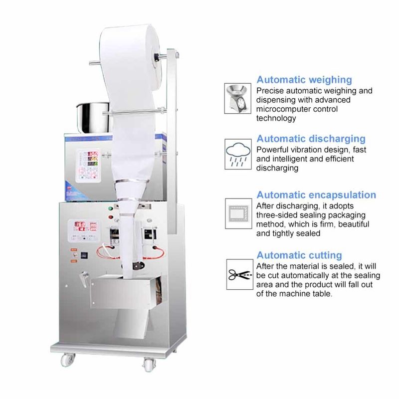 Preço Barato 1-5g Máquina de embalagem de pó de açúcar de café Máquina de embalagem automática pequena para grânulos de pó com CE