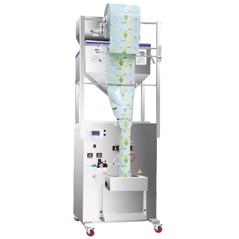 2025 Venda a quente Máquina de embalagem de pesagem de duas cabeças multifunção de 200-2000g para frutos secos Cereais Açúcar com CE