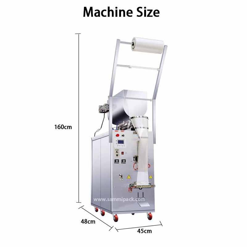 Máquina de Embalagem de Sachê de Vedação de 4 Lados Multiuso para Mel, Geleia, Xarope e Líquidos Viscosos