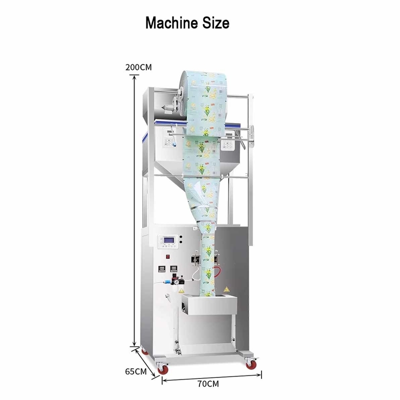 2025 Nova Chegada Máquina de Embalagem Automática de Alimentos Secos Maior Capacidade para Embalagem de Embalagem para Grãos Bolsa de Especiarias