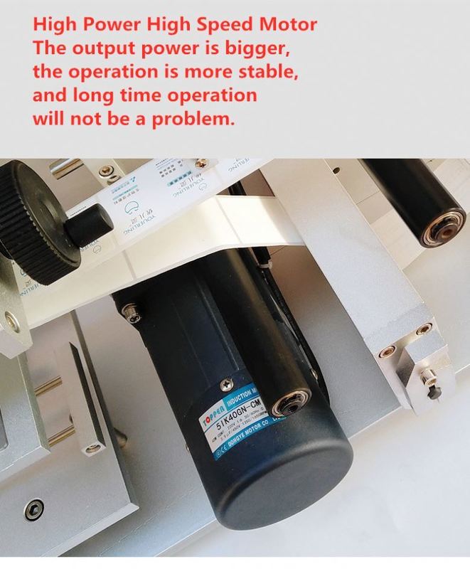 High Efficiency Flat Surface Labeling Machine with Date Coder 40-60pcs/min Speed and ±1mm Accuracy