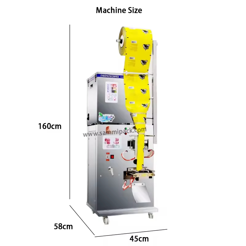 Máquina de embalagem automática para café Saquete de pó Saco de chá Alimentos Snack Enchimento Máquina de embalagem de vedação
