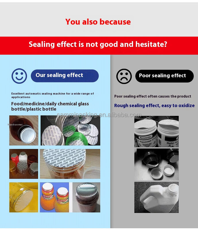 Máquina de vedação por indução de tampa de folha de alumínio