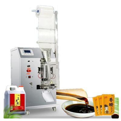 Novo design 3 lados Selo Pequena máquina de embalagem vertical automática líquido puro suco molho saco de embalagem máquina