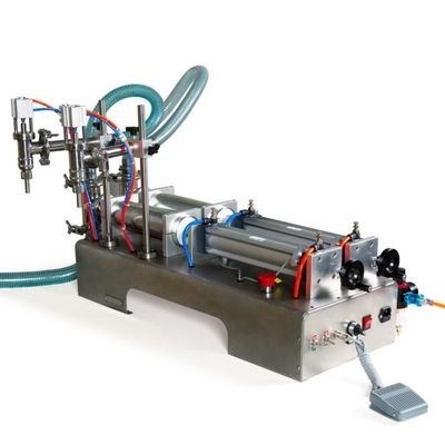 Máquina Elétrica de Embalagem de Enchimento de Líquido, Embalagem de pistão horizontal de cabeça dupla