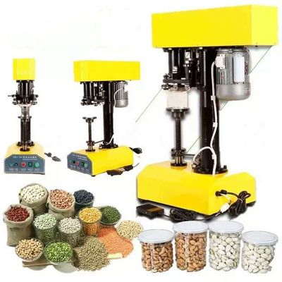 Máquina de costura de latas de estanho elétrica semiautomática para latas de bebidas