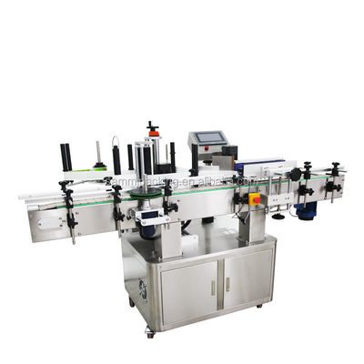 Máquina de aplicação de rótulos de garrafas de plástico para garrafas de metal