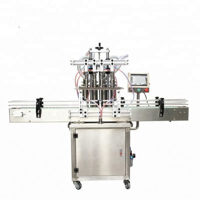 Novo design semi-automático óleo / suco / água / mel líquido vidro pode plástico garrafa de enchimento embalagem máquina