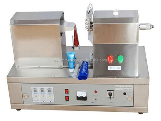 Máquina de vedação de tubos semiautomática para pasta de dentes pomada tubo de creme