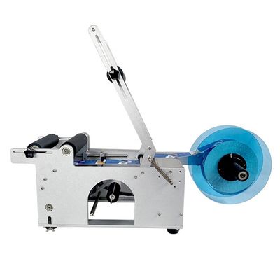 Máquina de rotulagem de garrafas redondas multiuso semi-automática 50 garrafas por minuto