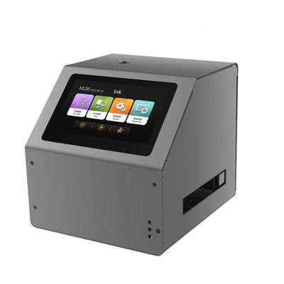 Máquina de codificação de lote de garrafas de escritório estático inteligente com tela sensível ao toque