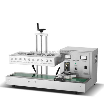 Máquina de vedação térmica por indução contínua automática de aço inoxidável GLF-1800