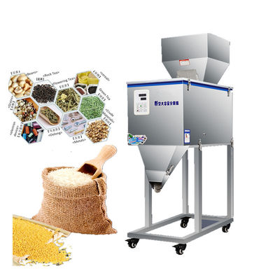 Máquina de pesagem de chá semiautomática multifuncional para enchimento de pó 2500g