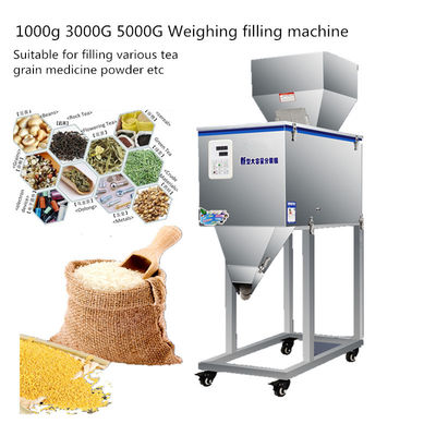Máquina de pesagem multifuncional de chá para distribuição de pó de arroz de chá