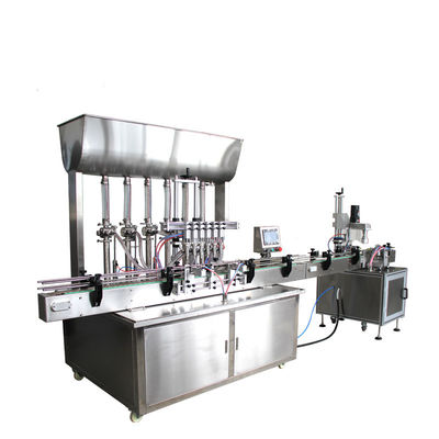 Linha de produção de líquidos 220V Máquina automática de enchimento de garrafas de ketchup, geleia, maionese, molho, creme e rotulagem