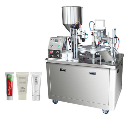 Máquina de preenchimento e vedação automática de tubos de pasta de dentes laminada