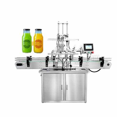 Máquina automática de enchimento de garrafas, tampa e rotulagem 20-40 garrafas/min