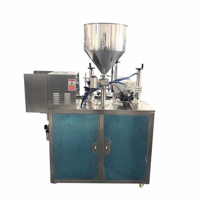Máquina automática de preenchimento e vedação de tubos de creme cosmético