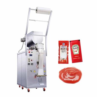 Máquina de embalagem de sacos pequenos de molho líquido ketchup 4 lado sello Saquete fabricante bom preço para aplicação alimentar saco embalagem