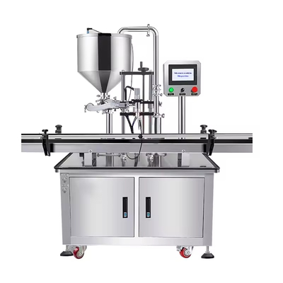 Máquina de Enchimento de Líquidos Pastosos com Bomba de Rotor Servo Totalmente Automática para Mel, Líquido Viscoso, Manteiga de Amendoim e Ketchup