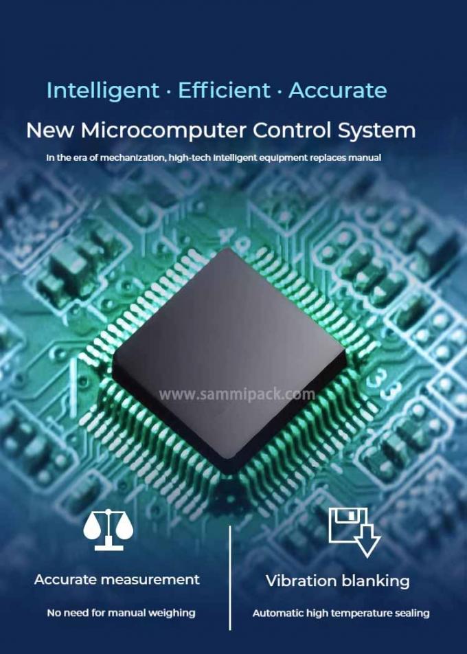 Máquina de Embalagem e Pesagem Multifuncional de Açúcar de Dupla Cabeça para Grãos de Café 500g 1000g 450*470*1750MM Mercadoria 4