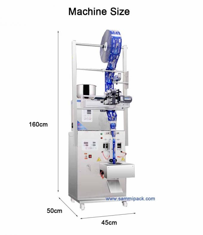 120.000 Kg de peso bruto único Material de embalagem de papel Máquina de embalagem de pó de chá com codificador de carimbo quente 3