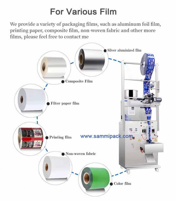 120.000 Kg de peso bruto único Material de embalagem de papel Máquina de embalagem de pó de chá com codificador de carimbo quente 2