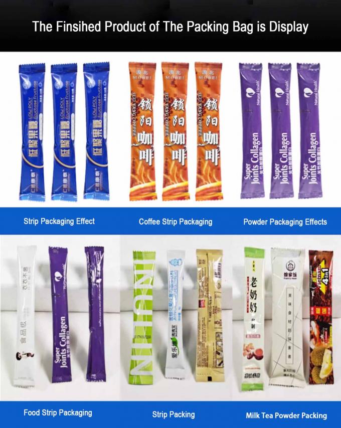 120.000 Kg de peso bruto único Material de embalagem de papel Máquina de embalagem de pó de chá com codificador de carimbo quente 8