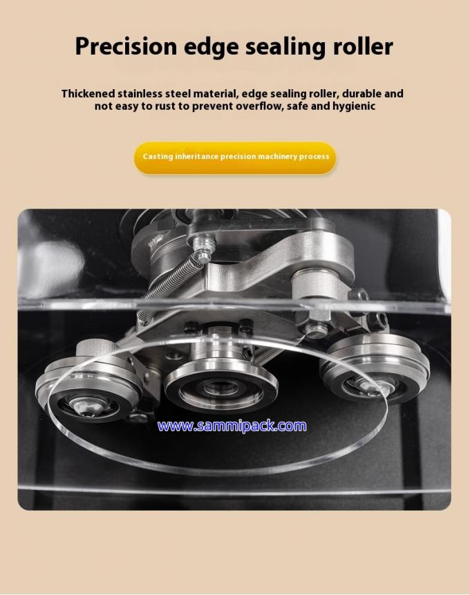 Máquina de Selagem de Latas de Bubble Tea Automática PET / Seladora de Latas de Refrigerante para Lojas de Chá com Leite, Suco e Café, Embalagem de Grau Semi-automático 2