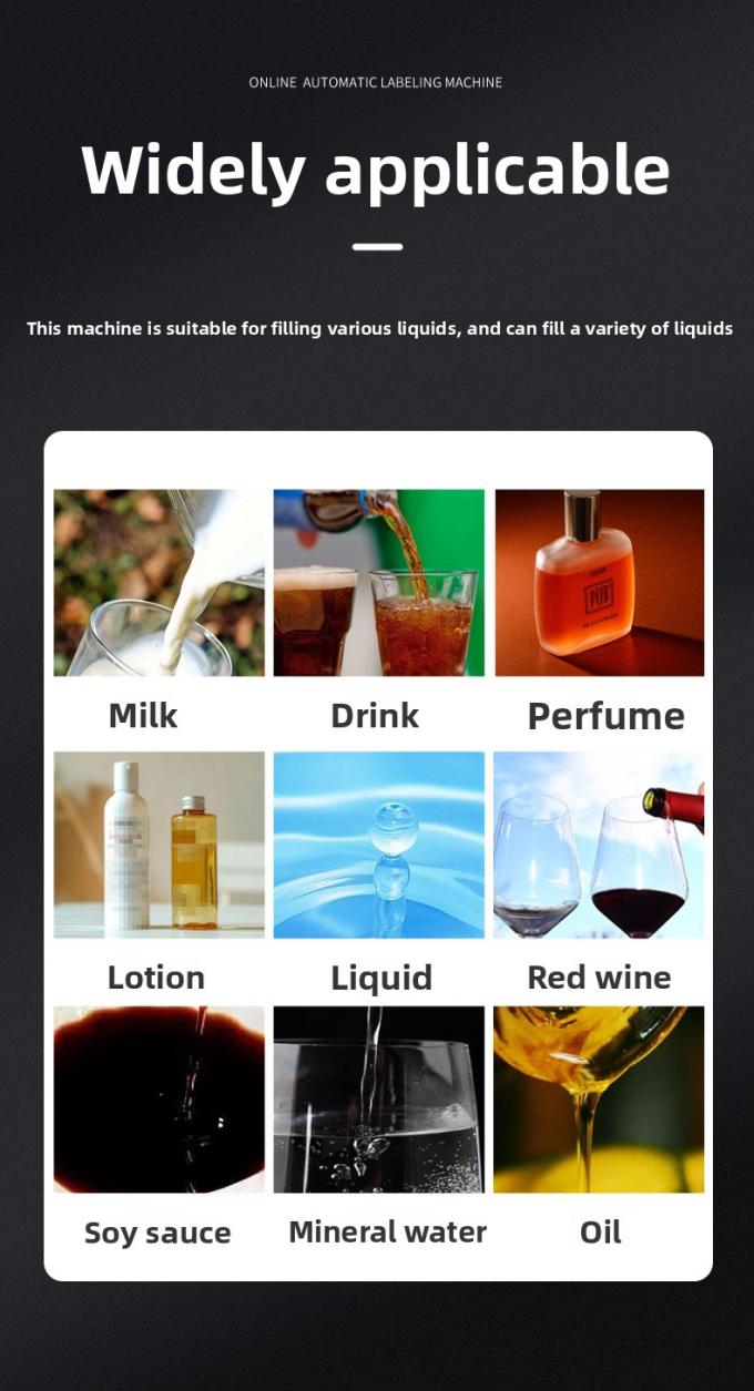 Máquina de enchimento automático de líquido de bomba magnética de 4 cabeças de escritório de alta velocidade para bebidas de água 5