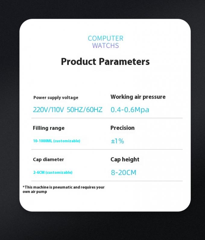 Máquina de enchimento automático de líquido de bomba magnética de 4 cabeças de escritório de alta velocidade para bebidas de água 6