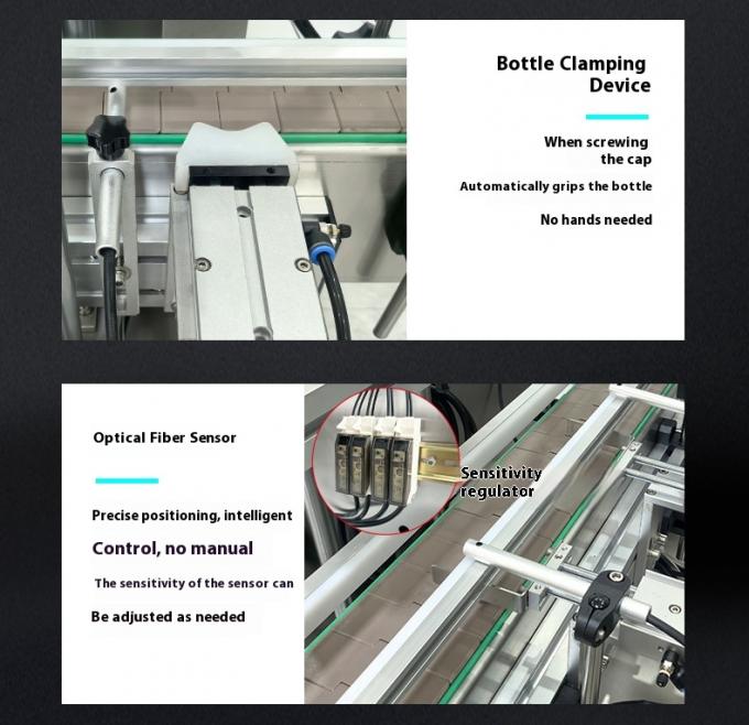 Máquina de enchimento automático de líquido de bomba magnética de 4 cabeças de escritório de alta velocidade para bebidas de água 8