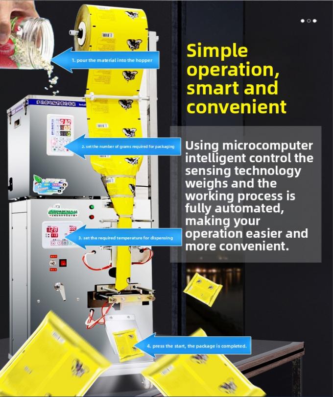 Máquina de embalagem multifuncional de farinha de amido de milho de caranguejo 14