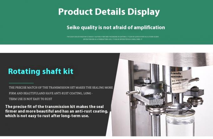 DFJ-160 Vertical Electric Sealing Machine for Stainless Steel Tinplate Easy-Open Cup Plastic and Metal Cans Tin Can Sealer 9