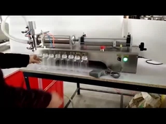 Máquina de enchimento de líquido de cabeça dupla /enchimento de líquido com pistão horizontal/ Máquina elétrica de enchimento de líquido