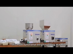 Máquina de enchimento semiautomática de pó de chá para granulações